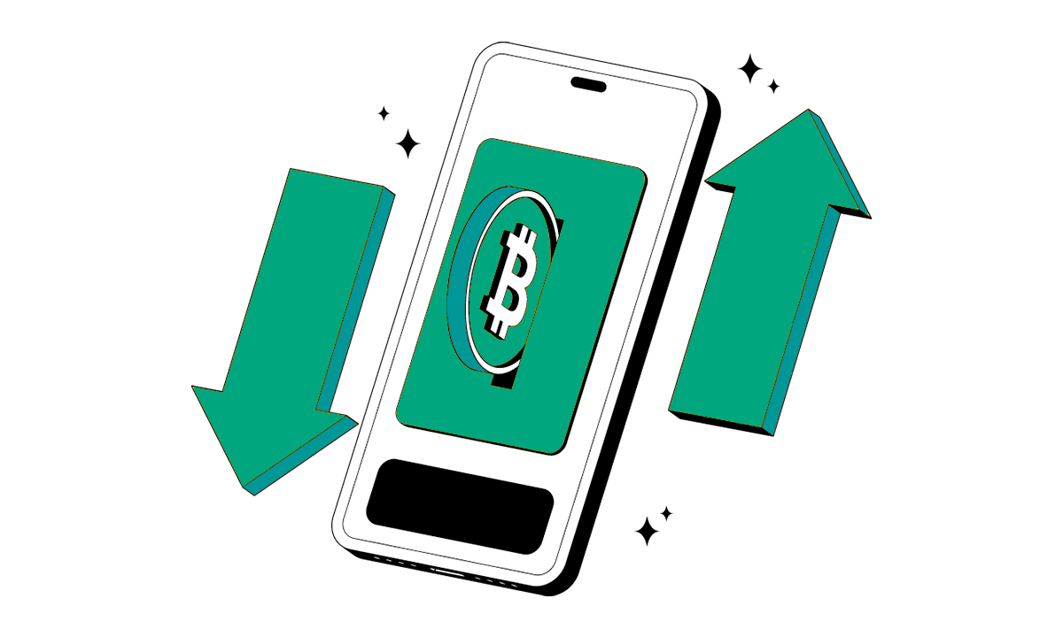 Interfaz digital mostrando conversión de USDT a pesos panameños